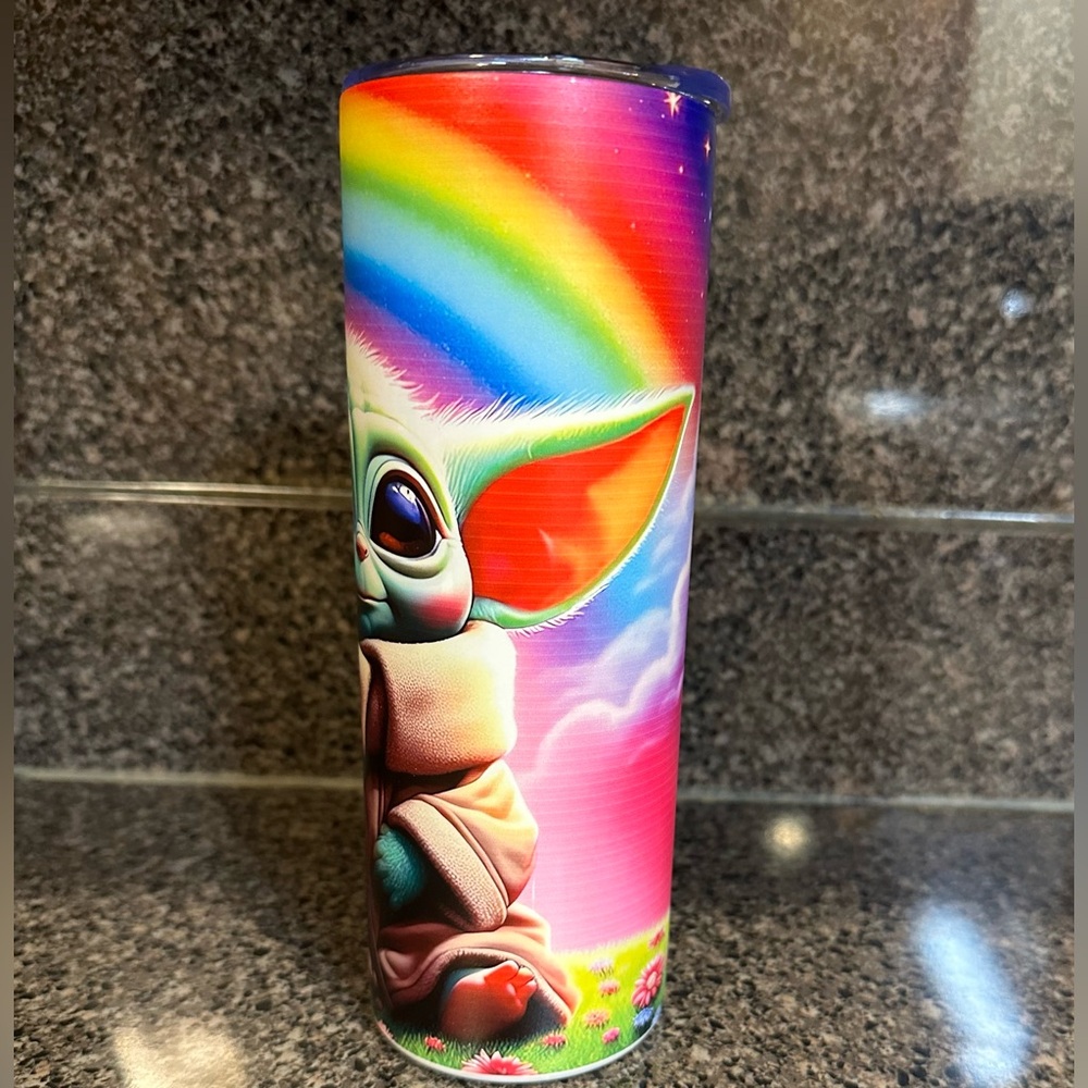 Baby Grogu 20 oz. Tumbler with Straw - Picture 6 of 10